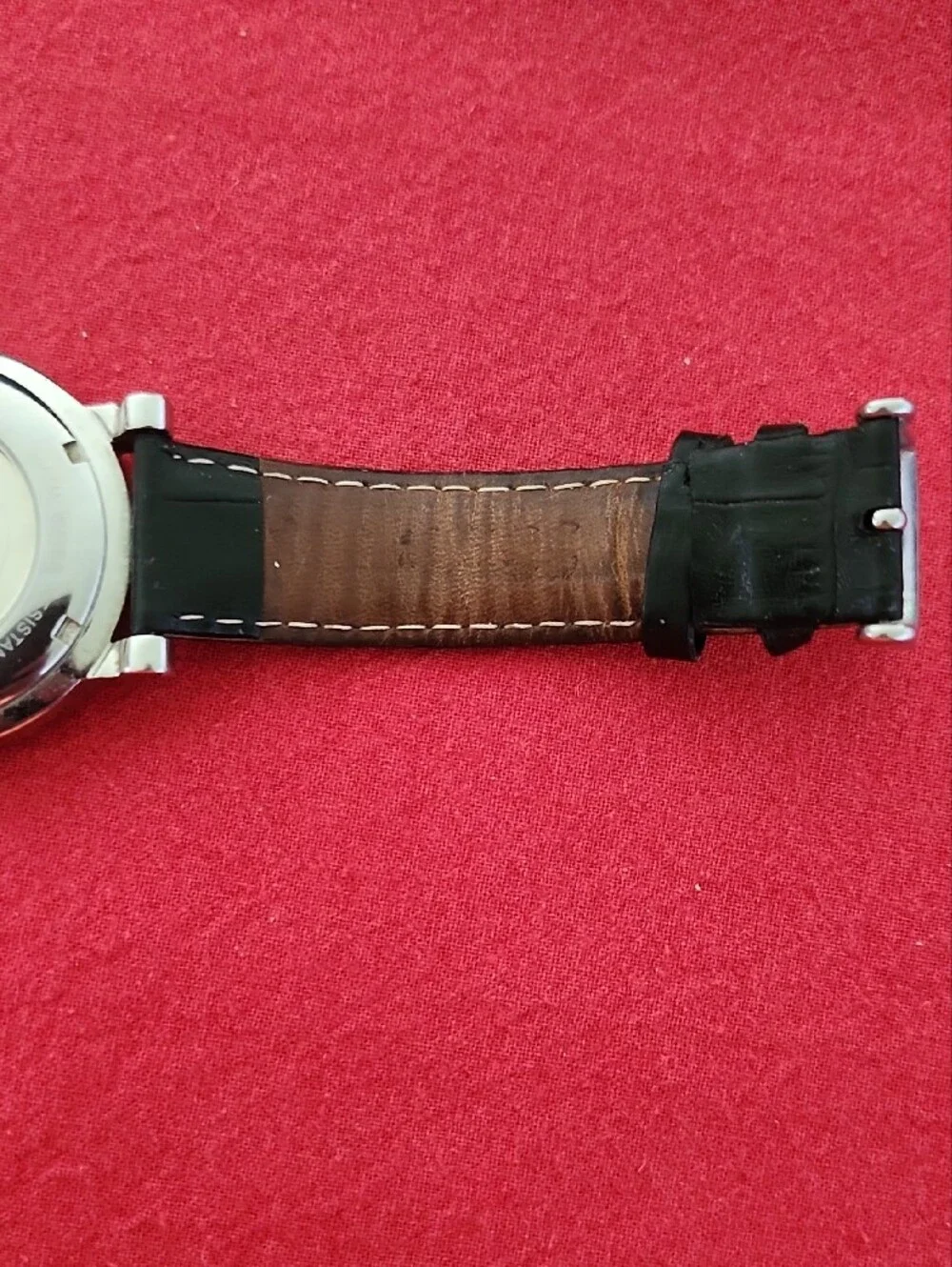 Stauer P14824A-BLK 22 Jewels Automatic Wristwatch - Black Dial